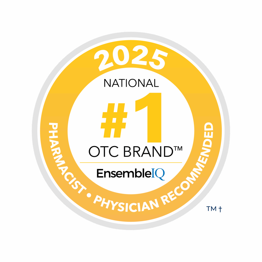 2025 #1 OTC Brand - Pharmacists and Physicians Recommended